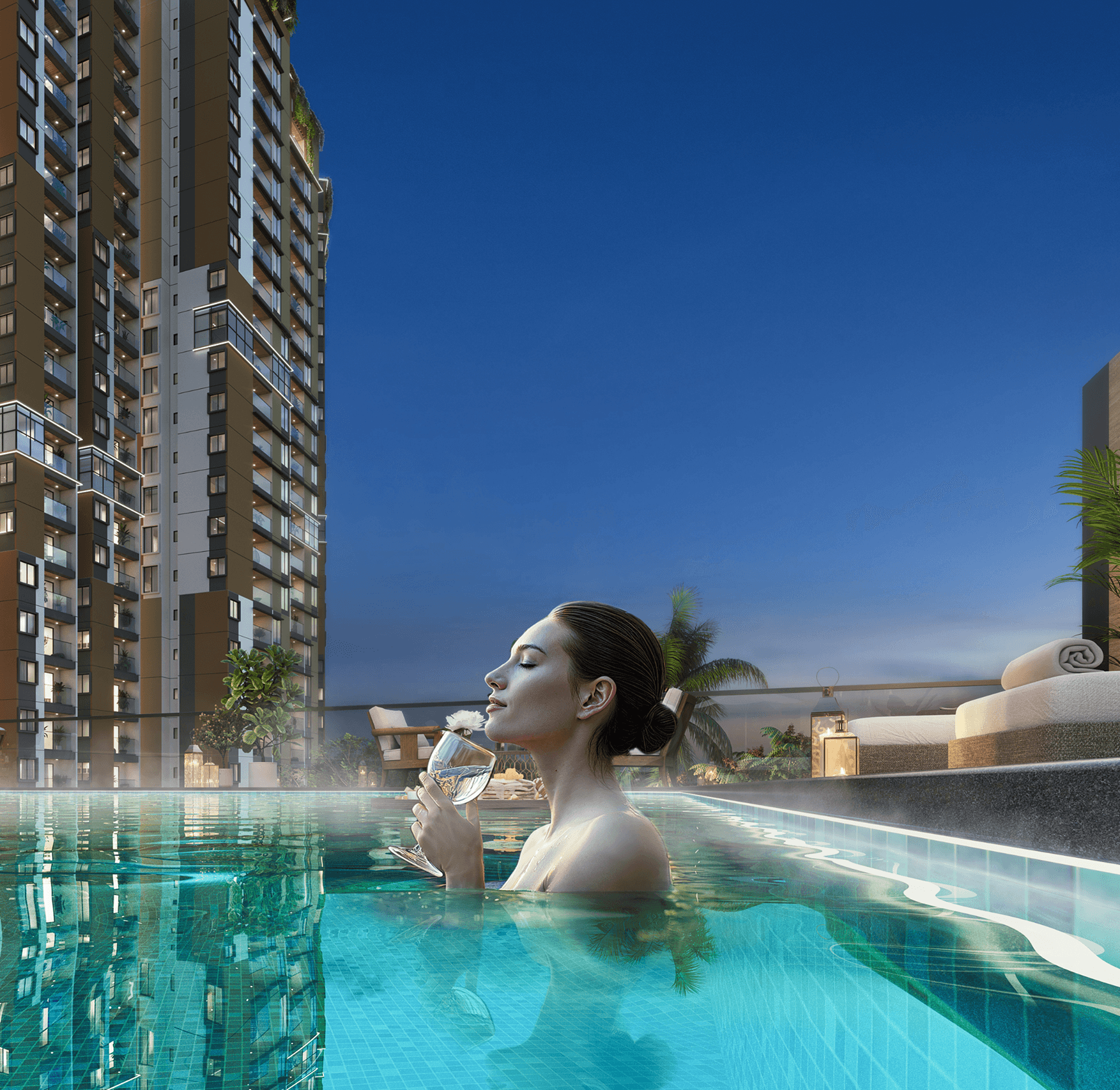 Urbanrise Whispers of Sky Pool View